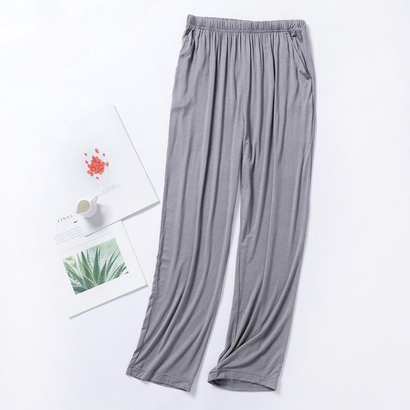 New Men's Modal Trousers Thin Section Spring and Summer Home Pants Men's Plus Size Home Pants Casual Trousers Pajama Pants