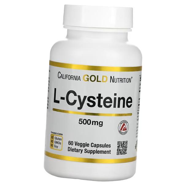 

Цистеин, L-Cysteine 500, California Gold Nutrition 60вегкапс (27427006) 60vcaps