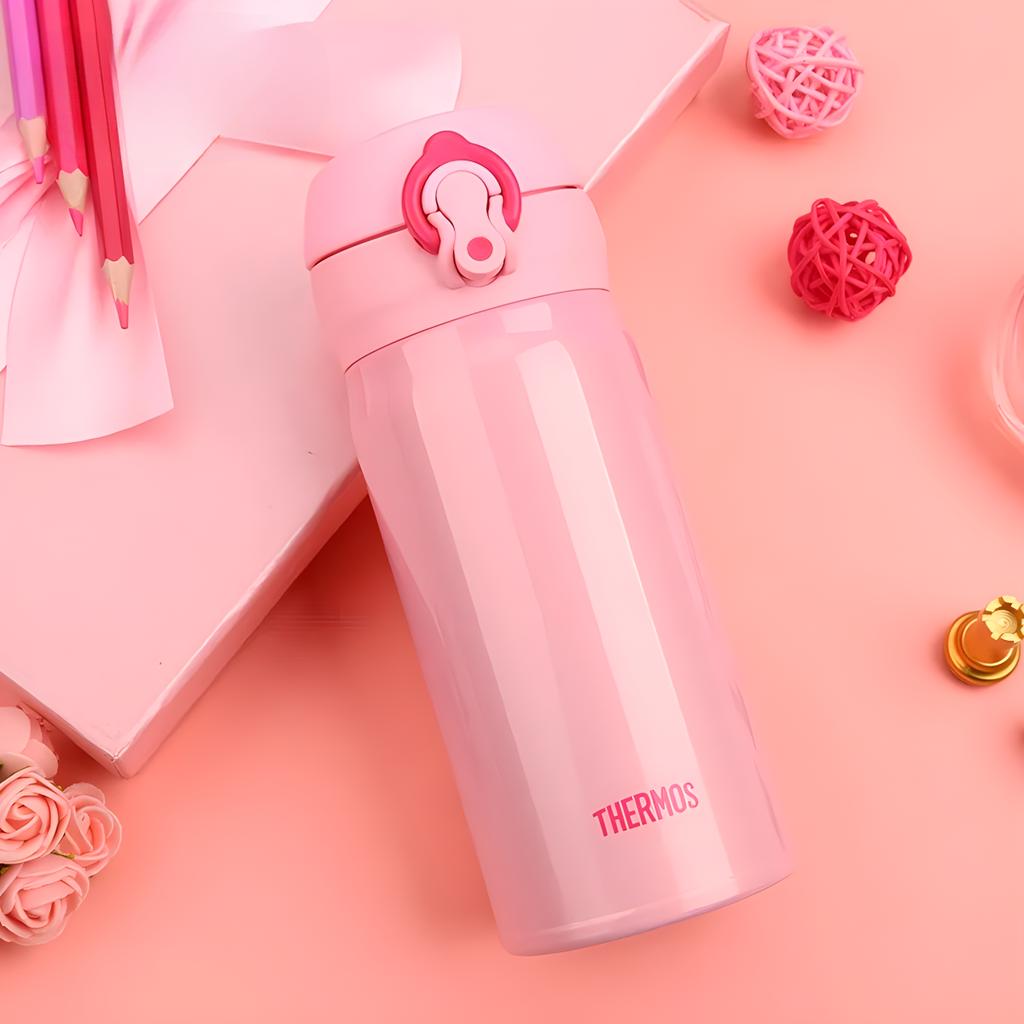 Insulated Cup, Frosted Black 350Ml Termos Stainless Steel Car Mounted Water Cup, Male And Female Student Home Cups