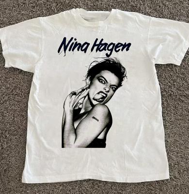 Nina Hagen Short Sleeve Collection S To 5XL White T-shirt Unisex T-Shirt