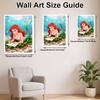Disney Diamond Painting Kit Classic Ariel Mermaid Style Home Decor Craft Perfect Gift Idea Diamond Art