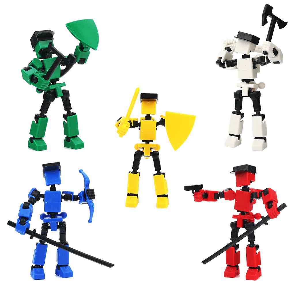 3D Printed Movable Dolls With Movable Joints, Diy Assembled Robot Toys