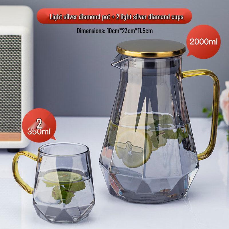 ZISIZ High-Temperature Resistant Glass Pitcher