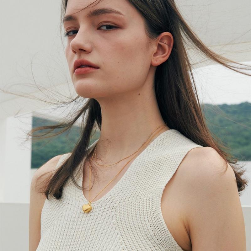VERTE 925 Silver Boule Necklace