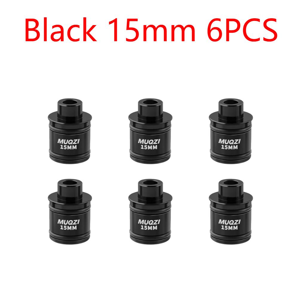 3-10PCS Aluminum Alloy Bike Hub Thru Axle Adapter Quick Release Stable Bike Hub Converter Bike Thru Axle Quick Release Adapter