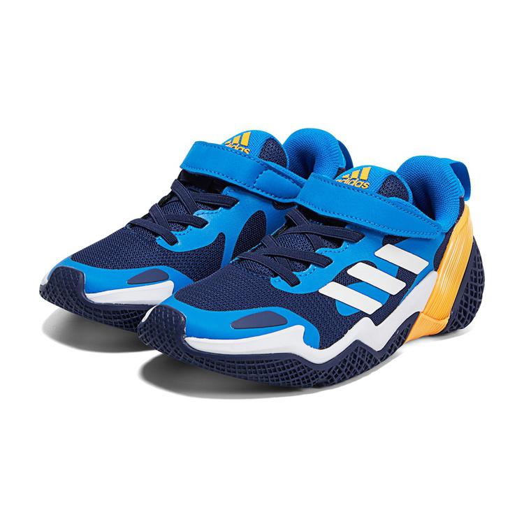 adidas 4Uture Rnr El K Comfortable Slip Resistant, Abrasion Resistant, Lightweight Sports Casual Shoes Blue White Kids' GZ5861