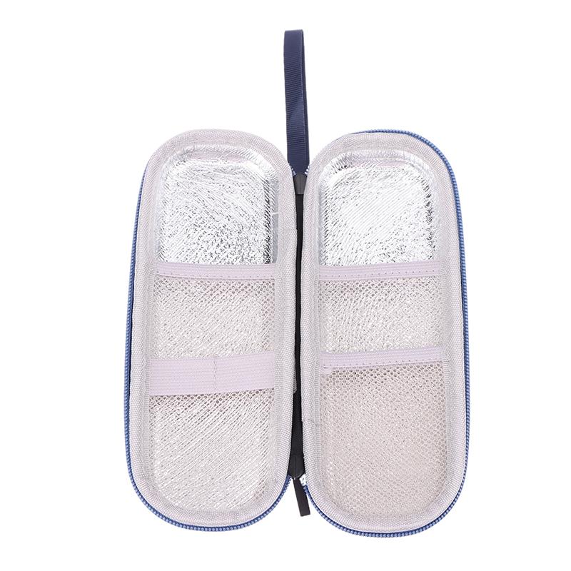 1Pc Waterproof Insulin Cooling Bag Eva Thermal Insulated Insulin Cooler With Gel Pen Bag Diabetics Travel Medicine Cooler