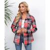 And Womens Winter Printing Autumn Singlebreasted Mediumlength Longsleeved Jacket