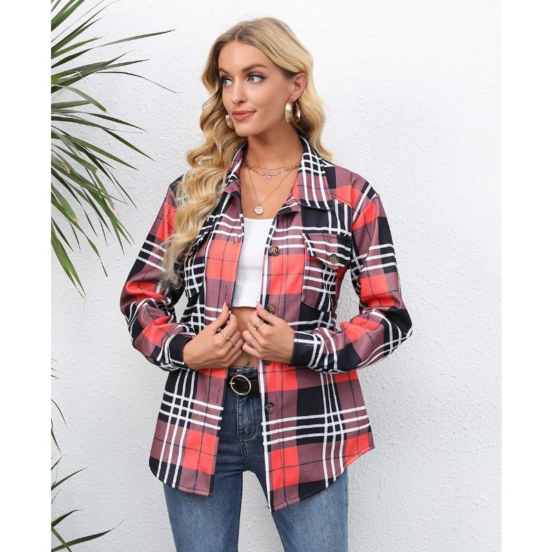 And Womens Winter Printing Autumn Singlebreasted Mediumlength Longsleeved Jacket