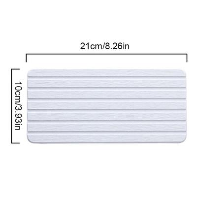 Alfombrilla de Diatomita para el Hogar de Secado Rápido Almohadilla Absorbente de Agua Posavasos Resistente al Calor Tierra de Diatomeas Alfombrilla Antideslizante para Grifo de Fregadero de Cocina