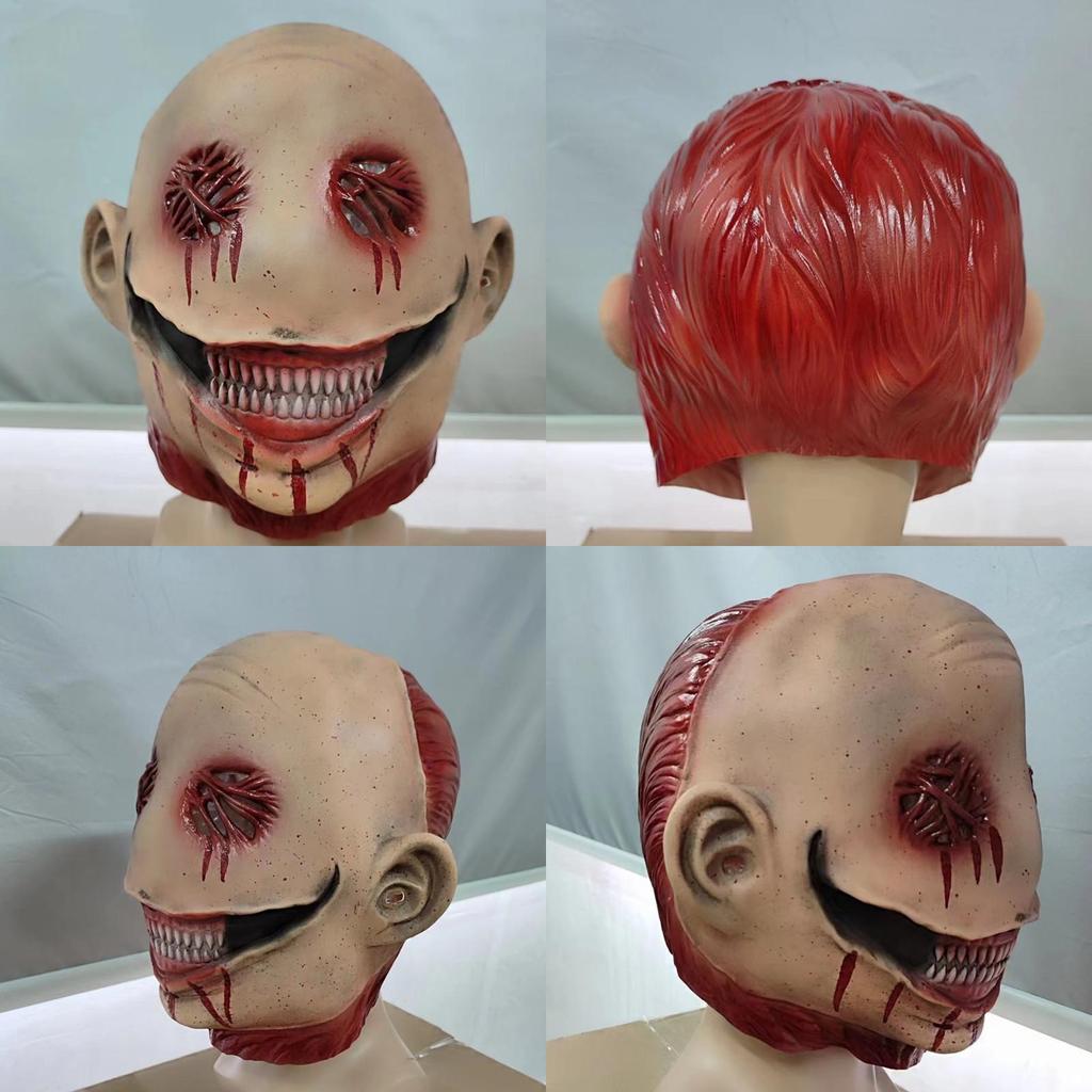 Maska Klauna Horroru z Lateksu na Imprezę Halloweenową i Cosplay