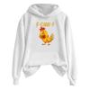 Women's Fashionable Casual Long Sleeve Hooded Printed Sweatshirt