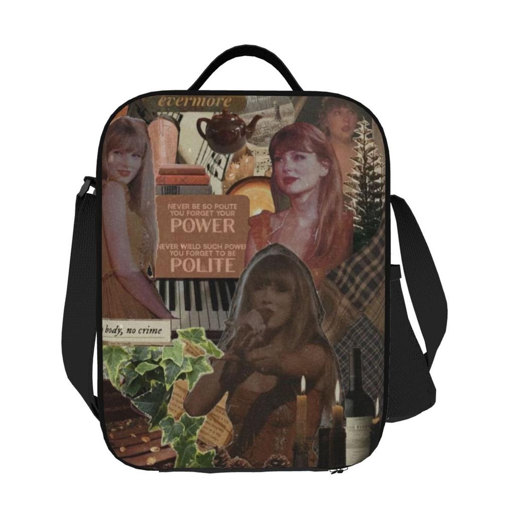 Taylor Swift Meal Bag Elementary School Picnic Ice Pack Printed Meal Bag
