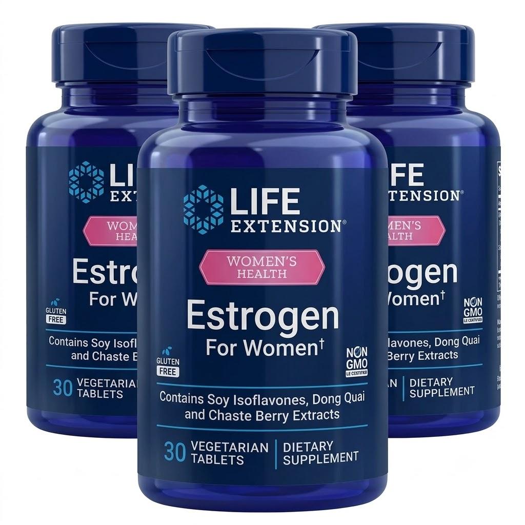 [Life Extension] Women's Estrogen Veg Tablets (30 Tablets)