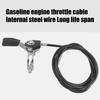 Throttle Cable Kit Throttle Cable Set Anti-Slip Oil Valve Accessories For Truck Trailer Motorcycle Boat Tillage Machine