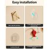 Retro Magnetic Toothbrush Cup Holder Wall Mount with Fast Drying for Clean Bathroom Counter Organization