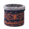 Plush Neck Scarves Thickened Lining Pullover Cap Fashion Sport Scarf
