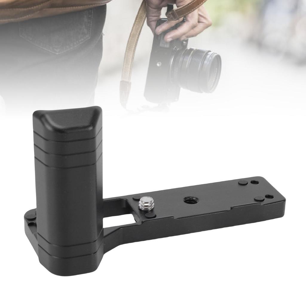 L Shape Handgrip Fit for GR3 Camera Aluminum Alloy Camera L Shape Grip with Quick Release Plate 1Celsius4 Inch Screw Hole