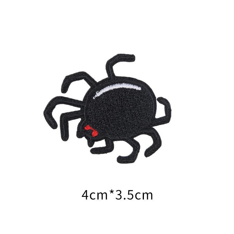 Self-Adhesive Black Patch Sticker Clothes Pants Down Jacket Broken And Seamless Repair Repair Embroidery Cloth Sticker Ghost Decal