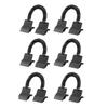 6Pcs Solar Pool Cover Clips with Spring Rope Strong Grip Swimming Pool Cover Clips Fastener Easy To Installation