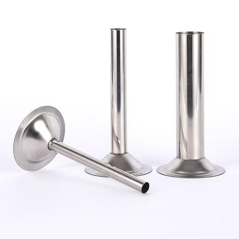 Stainless Steel Sausage Stuffer with Extended Funnel Spout Meat Grinder