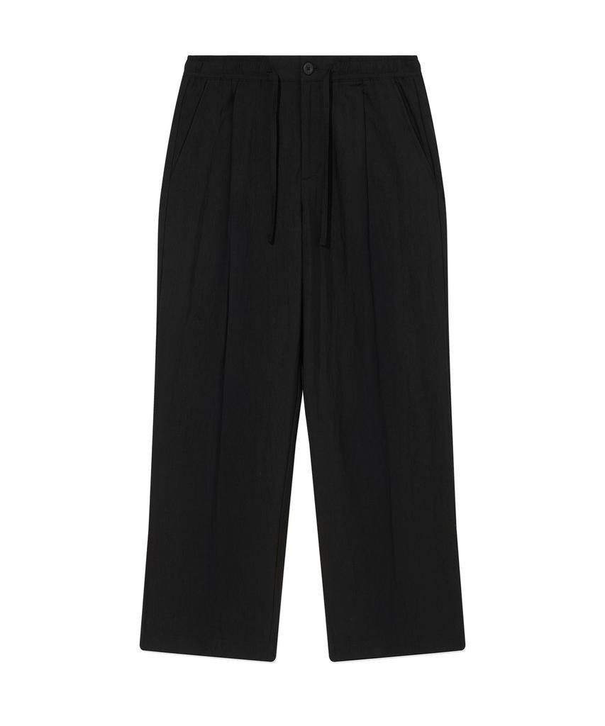 COVERNAT Semi-Wide Fluid Easy Pants Black