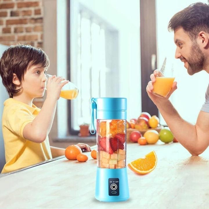 Przenośny Blender, Elektryczny Sokowirówka Usb, Do Koktajli I Soku, 380 Ml
