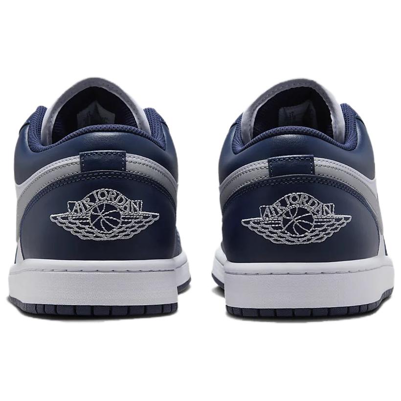 Air Jordan 1 Low Midnight Navy Pánské tenisky Modrá Bílá Wolf-Grey 553558-141