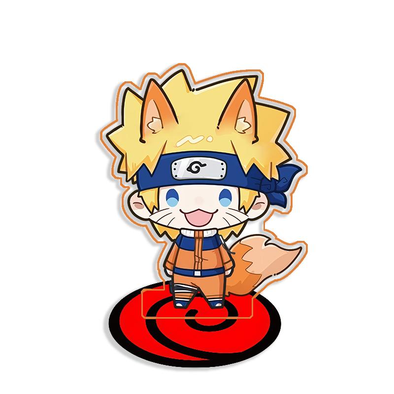 For Naruto Sakura Haruno Uzumaki Naruto Uchiha Sasuke Acrylic Self Made Cartoon Anime Game Desktop Decoration Toy Fans Gift 15cm