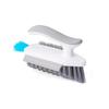 1/1pc 1-in-1  V-Shape Scrubber Brush Bathroom Gap Clean Brush Multi-Purpose Corner Tile Floor Gap Window Groove Cleaning Tool