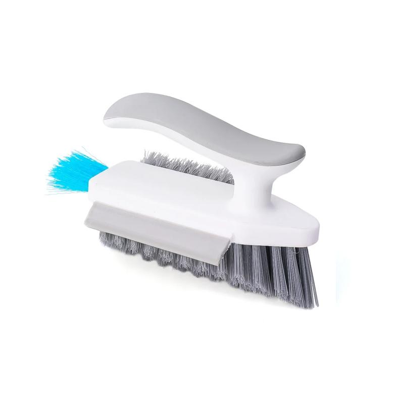 1/1pc 1-in-1  V-Shape Scrubber Brush Bathroom Gap Clean Brush Multi-Purpose Corner Tile Floor Gap Window Groove Cleaning Tool