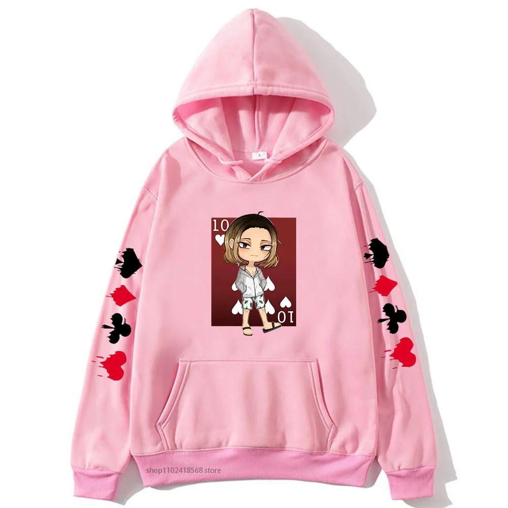 Alice In Borderland 2 Hoodies Cartoon Anime Print Sweatshirts for Men/Women Clothing Male Winter Anime Print Tops