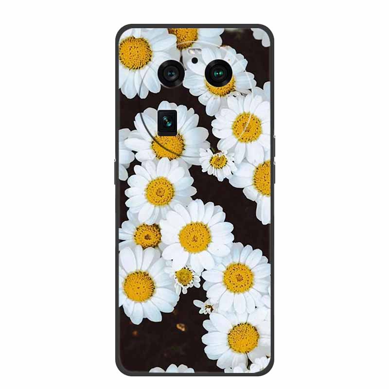 For Oppo Find X6 Pro Case Original Soft Silicone Shockproof Phone Back Cover Cases for Oppo Find X6 Pro 5G Cool Protector Shell