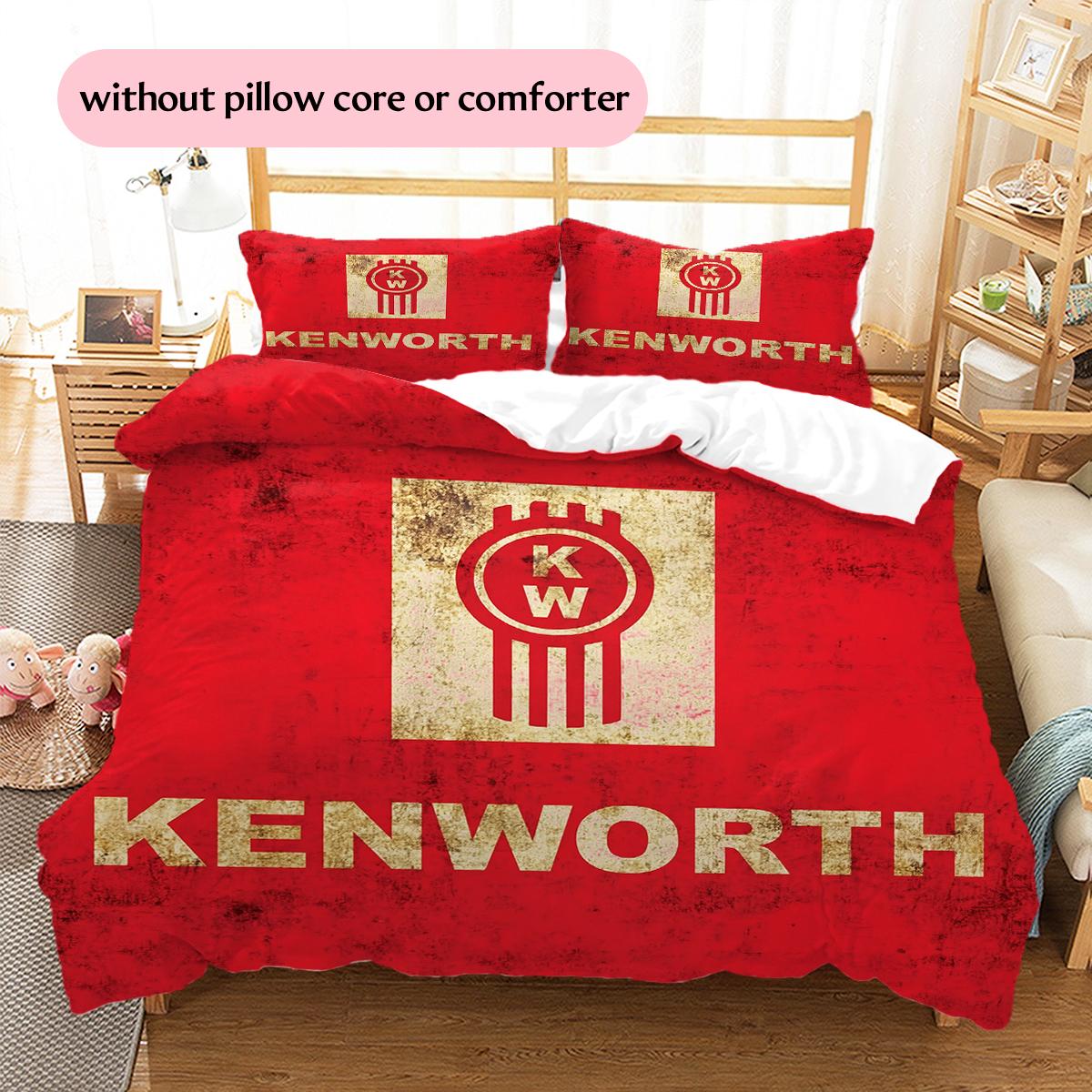 

Kenworth Pattern Bedding Home Decoration Birthday Gift (1 * duvet cover + 2 * pillowcase, without core) 135x200cm