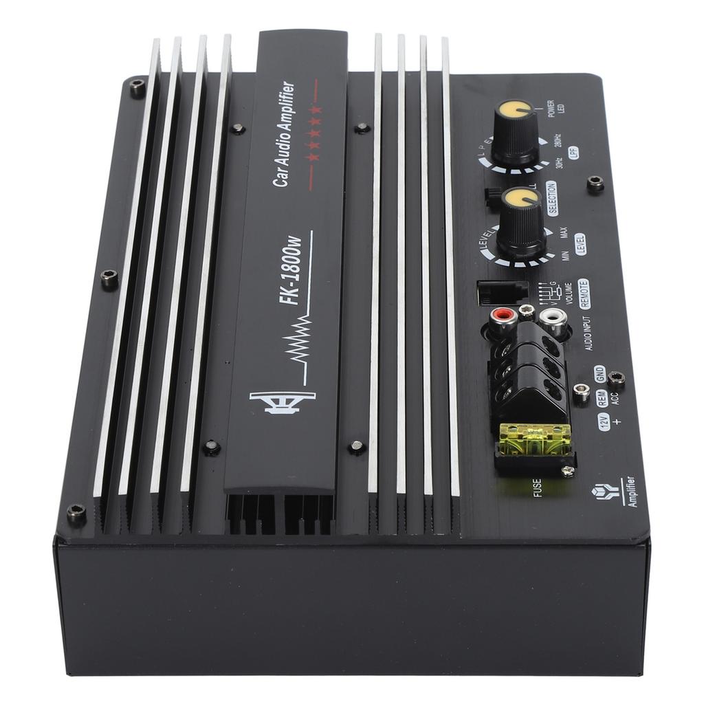 Car High Power Amplifier Amp Board 12V 1800W Quick Heat Dissipation Car Bass Subwoofer Amplifier Board for 8‑12 Inch