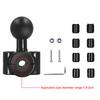 1 Inch Ball Head Mount Adapter Motorcycle Bicycle Handlebar Clip Clamp Rearview Mirror Bracket Holder Mounts Accessories