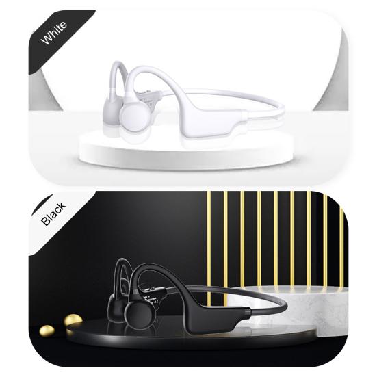 Bone Conduction Headphone Wireless Open Earbuds Waterproof Lightweight Ear Sports Headphones for Running Outdoor Exercise Workout