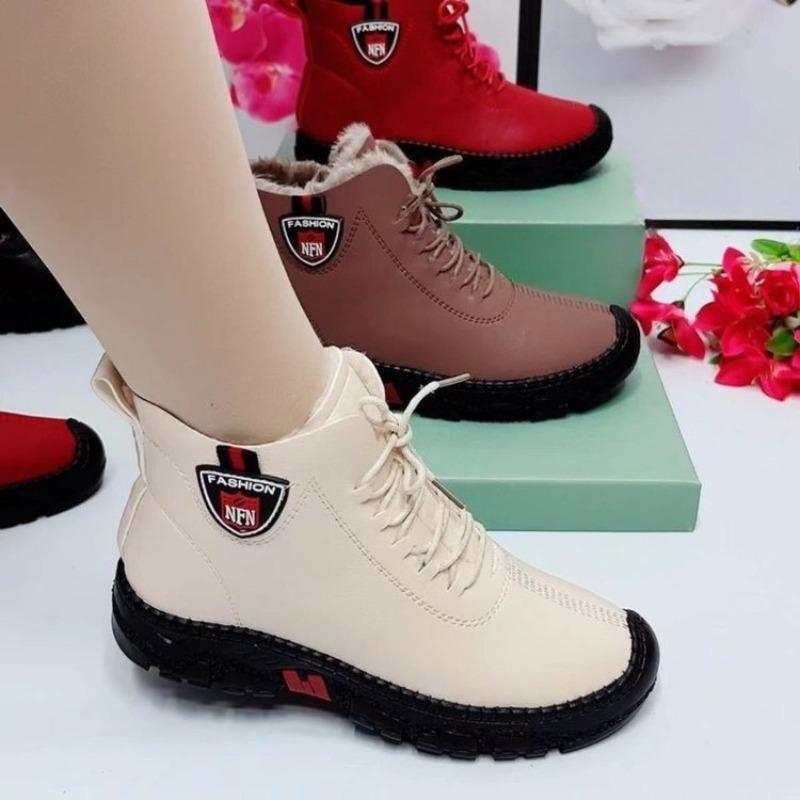 

Новые удобные повседневные туфли на плоской подошве, мягкая подошва, противоскользящие и хлопковые туфли на флисе для женщин 38