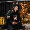 1/2 pezzi Cappello da Strega di Halloween Unisex Cappelli Neri per Adulti Bambini Fornitura per Feste di Halloween Accessorio Costume Cosplay Cappelli da Mago