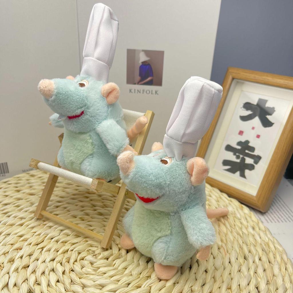 Plyšová bábika Ratatouille z Xiaohongshu, Čelenka, Hračka na rameno & Prívesok na tašku