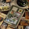 Yu Xian Traveler's American Stamp Stickers: 40 Sheets, 4 Styles, Hot Stamping Perfect for Collage