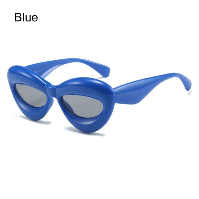 

Ins кошачий глаз Y2k солнцезащитные очки для женщин и мужчин сексуальные красные солнцезащитные очки для губ в стиле хип-хоп Uv400 очки защита для глаз