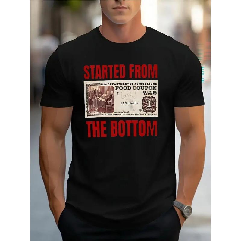 

European sizes Mens TShirt Comfortable Crew Neck Casual Cotton ShortSleeves Soft Breathable Top Menswear Tshirt Streetwear Trendy Letter Print 4XL чорний