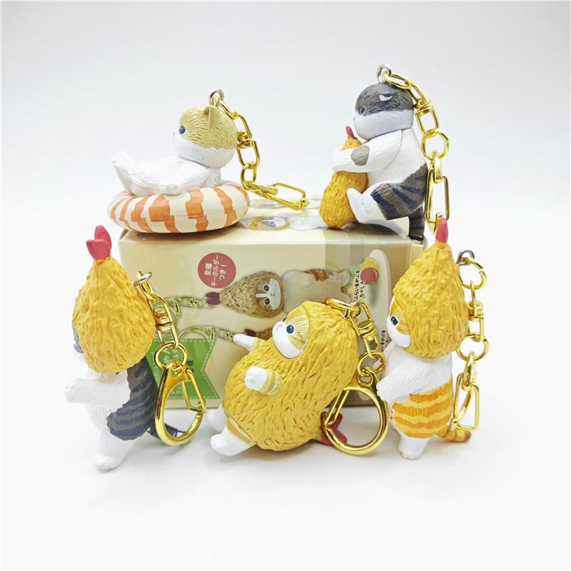 Charming Fortune Cat Sandy Tempura Shrimp Cat Hanging Pendant Blind Series Box