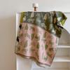 Scarf female retro autumn and winter versatile color matching cartoon cat long thickened warm imitation cashmere shawl