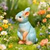 Plaster Mold Cute Rabbit Silicone Mold Non-Stick Handmade Easter Candle Mold Lovely 3D Rabbit Soap Mold Easter Decoration