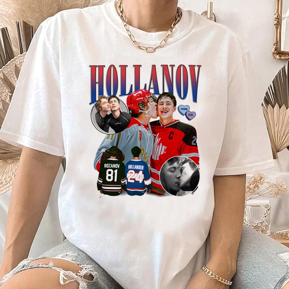 

Connor Storrie Ilya Rozanov T Shirts Women Unisex Hirt Heated Rivalry TV Series Hockey TShirt Fashion Harajuku Kawaii Y2K Clothing S