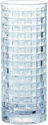 Foyer HAMMER GLASS Crystal MOSAIC 10xH25 Vase, Crystal Clear, Shatterproof Polycarbonate