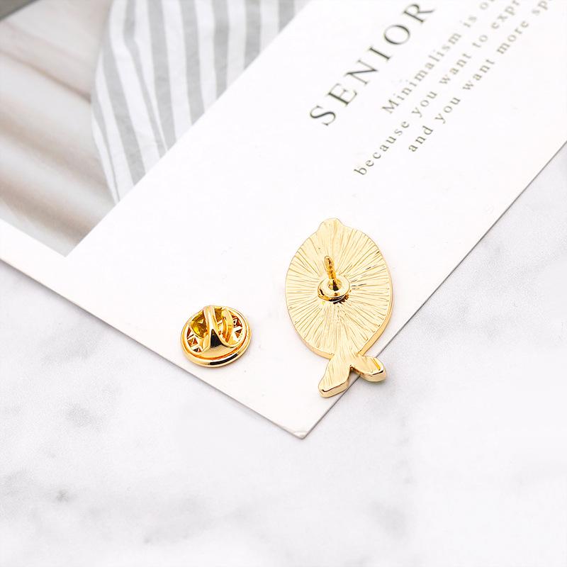 European and American Fashion Jewelry: New Trendy Lemon Brooch