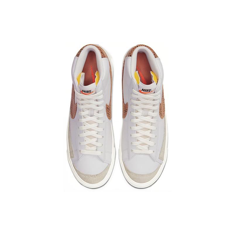 Nike Blazer Mid 77 Vintage White Snakeskin Sneakers Skateboard Shoes CI1176-002